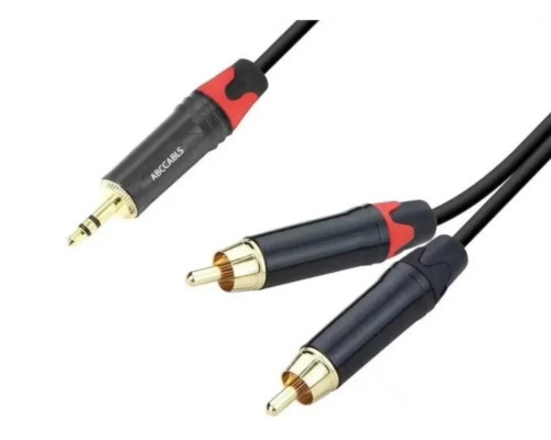 ABCCABLS MA309L2 miniJack-2xRCA 2m