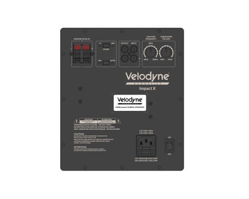Velodyne IMPACT X 10” Black