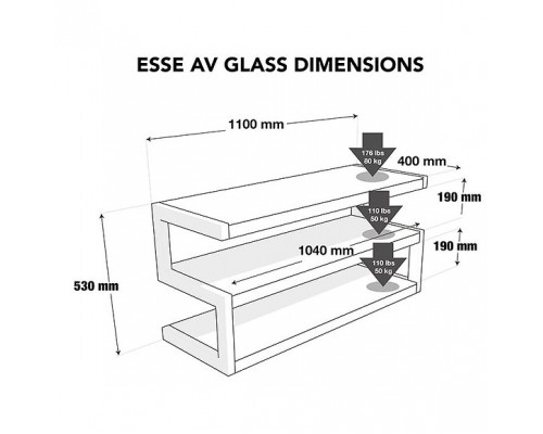 Norstone Esse AV Walnut