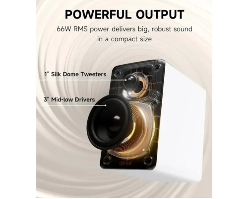 Активна акустика Edifier M60 Classic Oak 2.0 (66W, Bluetooth)
