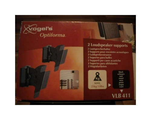 Настінне кріплення для колонок Vogel's VLB411 Black (до 20 кг)