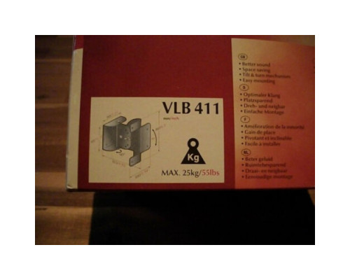 Настінне кріплення для колонок Vogel's VLB411 Black (до 20 кг)