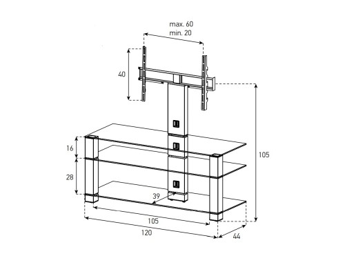 Sonorous PL 2430-B-INX