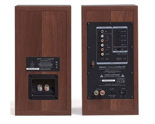 Активна акустична система Elipson Horus 6B Active BT Walnut - Dark Gray