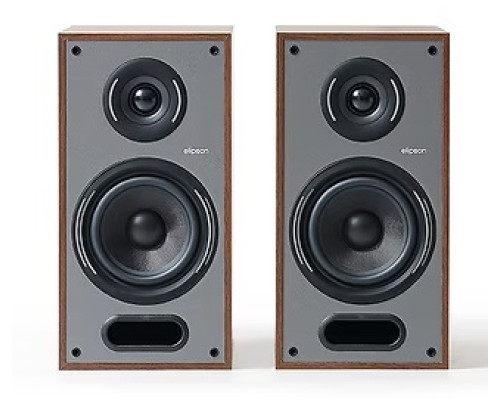 Полична акустична система Elipson Horus 6B Walnut - Dark Grey