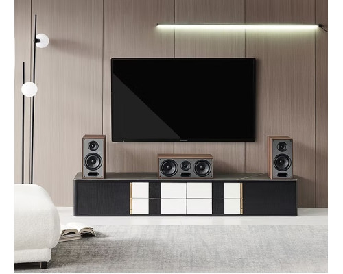 Акустична система центрального каналу Elipson Horus 10C (Walnut - Dark Grey)