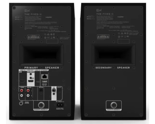 Активна полична акустична система Klipsch The Fives II Ebony