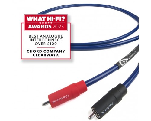 Chord ClearwayX 2RCA to 2RCA 1m