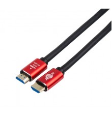 Кабель HDMI-HDMI Red/Gold, пакет, довжина 10 м, 4K, ver 2.0.