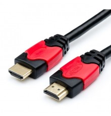 Кабель HDMI-HDMI Red/Gold, пакет, довжина 30 м, 4K, ver 2.0.