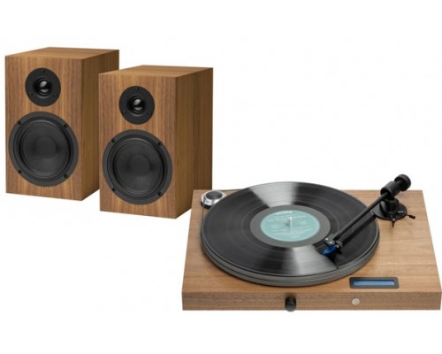 Pro-Ject Set Jukebox E1 + Speaker Box 5 Walnut