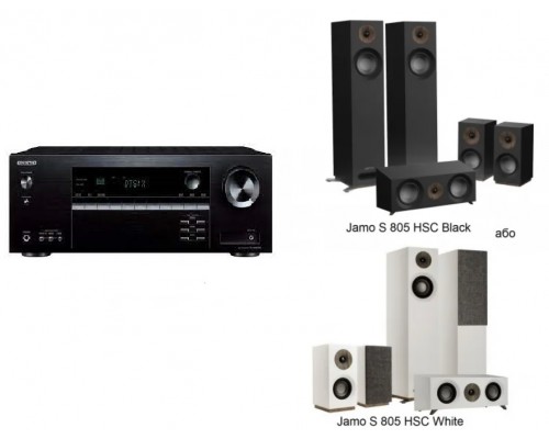 Onkyo TX-NR5100 Black + Jamo S 805 HCS