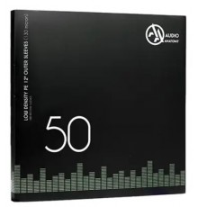 Audio Anatomy 50 X 12" PP Crystal Clear Outer Sleeves 80 Micron