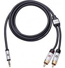 Oehlbach 60004 i Connect jack to 2 RCA Set 3,0m black