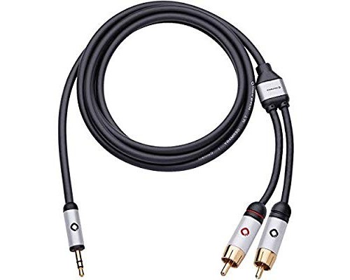 Oehlbach 60004 i Connect jack to 2 RCA Set 3,0m black