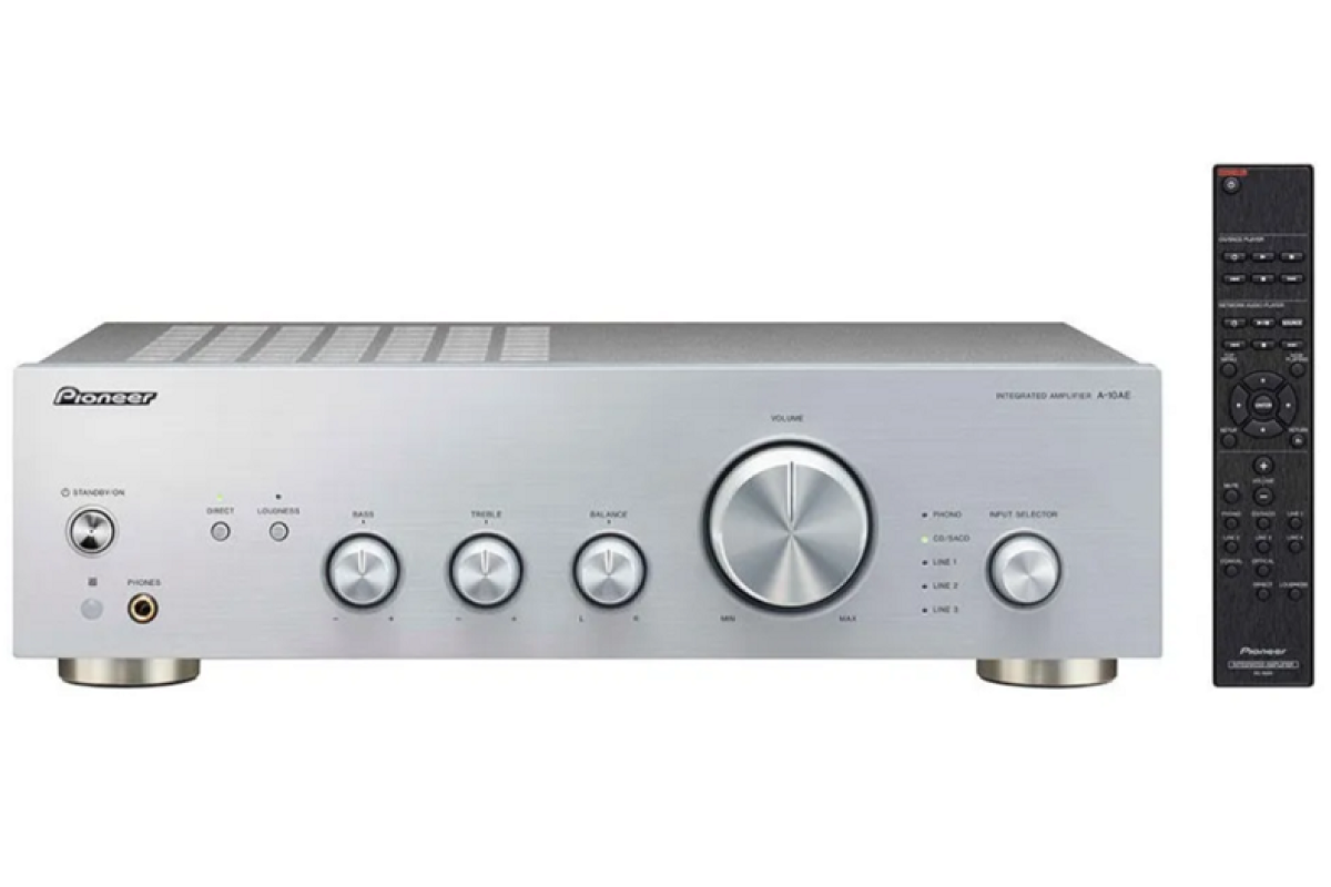 Усилитель Pioneer A-10AE Silver Интегральный усилитель начального уровня