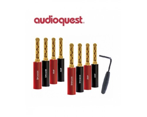 AudioQuest spc SureGrip100 Banana Gold set of 8