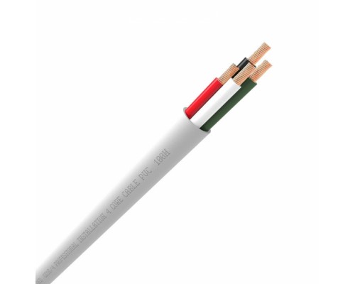 QED QX16-4 Flame Retardant PVC White100m (QE4140)