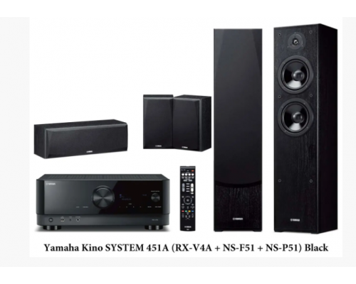 Yamaha Kino SYSTEM 451A (RX-V4A + NS-F51 + NS-P51) Black