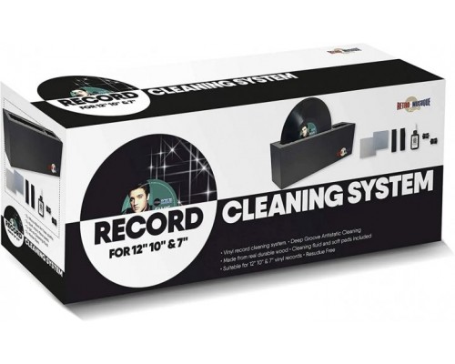 Retro Musique Record Cleaning System For 12 Inch 10 Inch & 7 Inch Vinyl