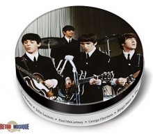 Retro Musique The Beatles - 8 Pieces Coaster Set With Real Vinyl Coasters