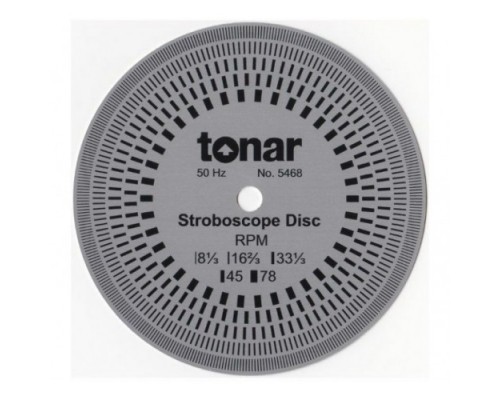 Tonar 10cm Aluminium Stroboscopic Disc, art.5468