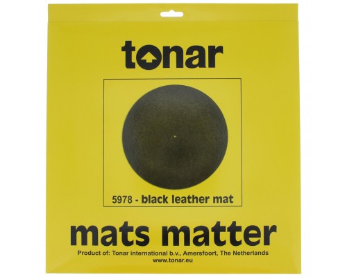 Tonar Black Leather Mat art.5978