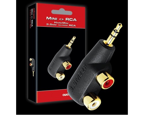 AudioQuest Splitter Hard Mini 3.5mm <-> 2 Female RCA