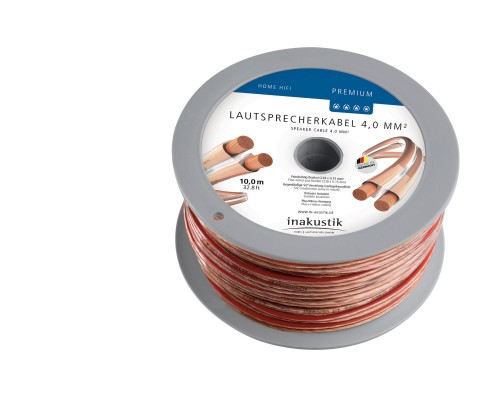 Inakustik Premium LS-Kabel 2 x 4,0 mm² mini spools 10m