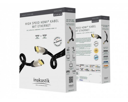 Inakustik Exzellenz High Speed HDMI Cable with Ethernet 5,0m