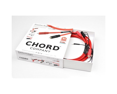 CHORD Shawline 2RCA to 2RCA Turntable (with fly lead) 1.2m
