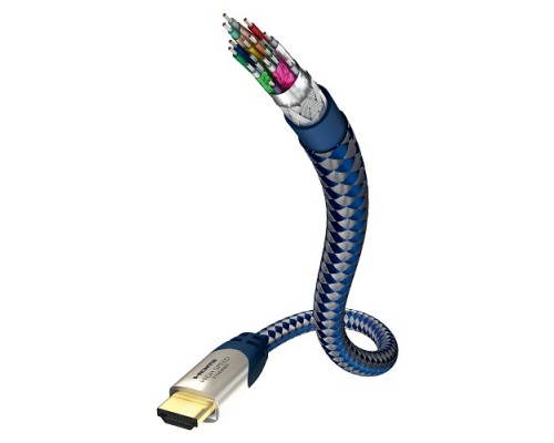 Inakustik Premium High Speed HDMI Cable with Ethernet 0,75m